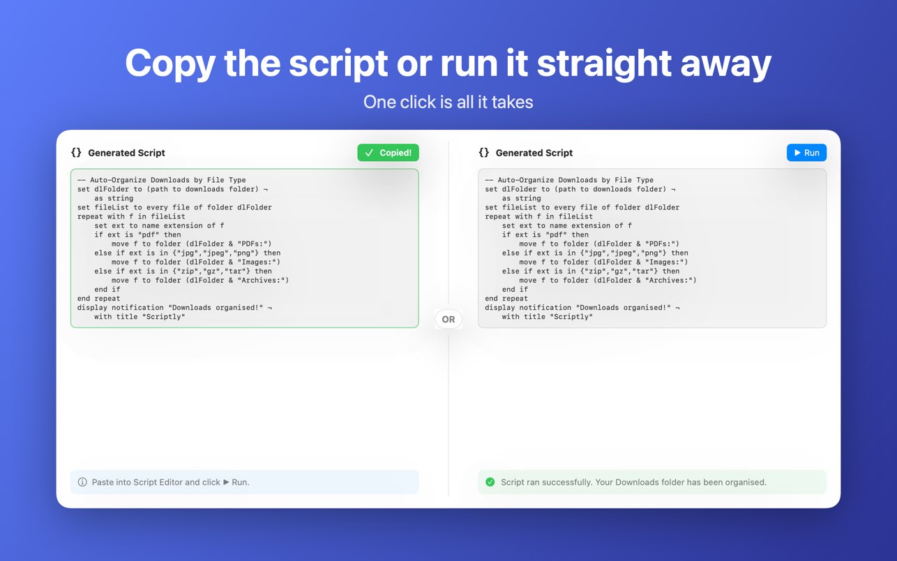 Scriptly in use